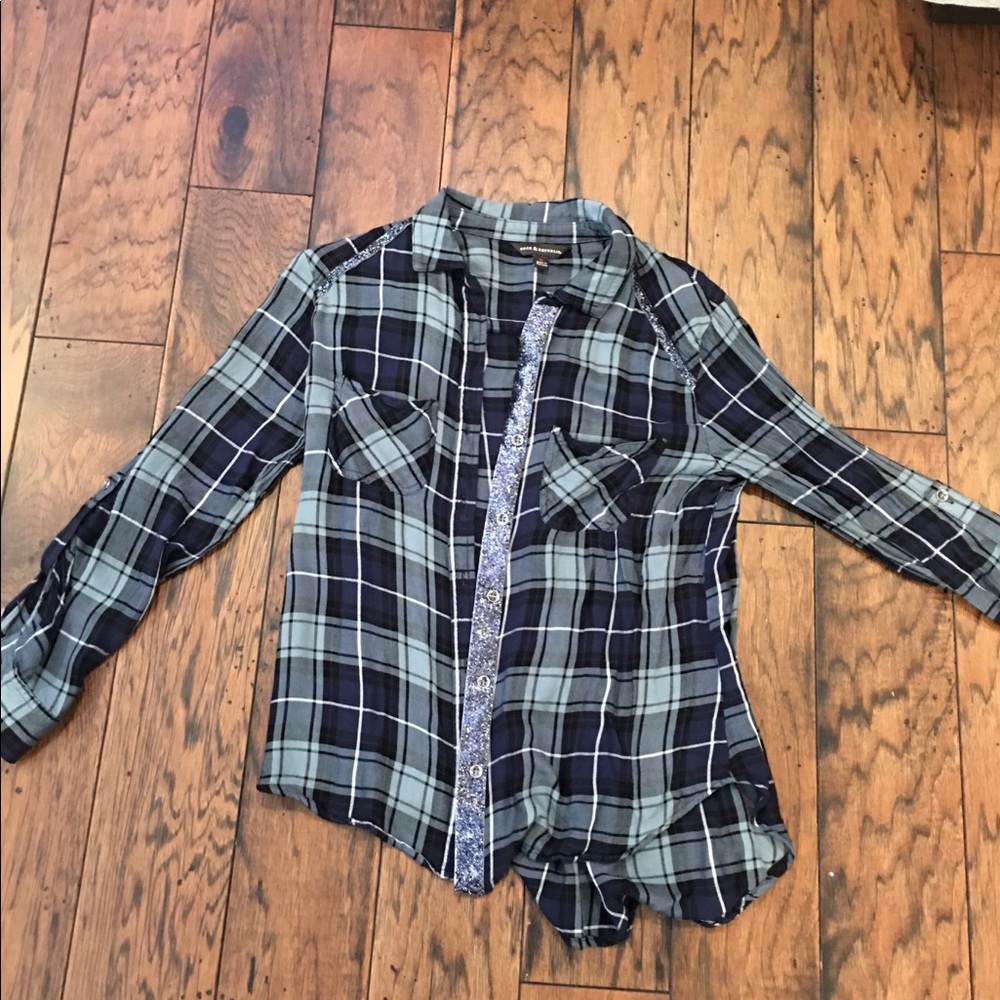 Rock & Republic plaid shirt - NWOT - size Medium